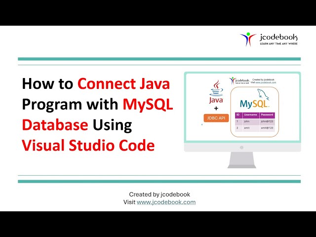 #90 How to Connect a Java Program with a MySQL Database Using Visual Studio Code