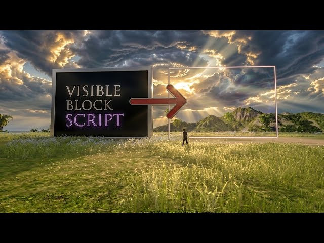 HOW TO HIDE /  BLOCKS IN FREE FIRE Craftland ⚡ VISIBLE BLOCK SCRIPT 