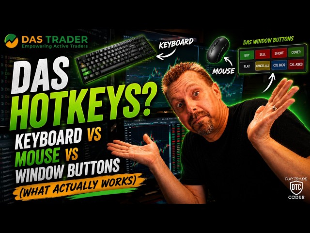 DAS Trader Pro HOTKEYS: Keyboard vs Mouse vs Window Buttons (What Actually Works)