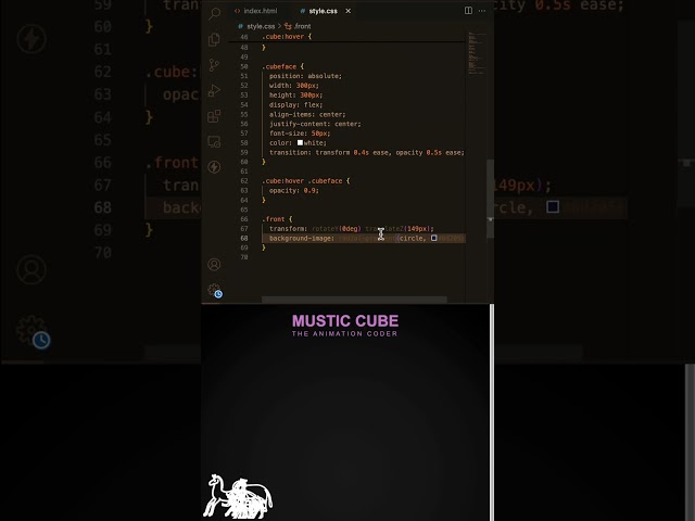 Create a 3D Cube Animation | Pure CSS Tutorial | Hover Effects & Transitions by The Animation Coder