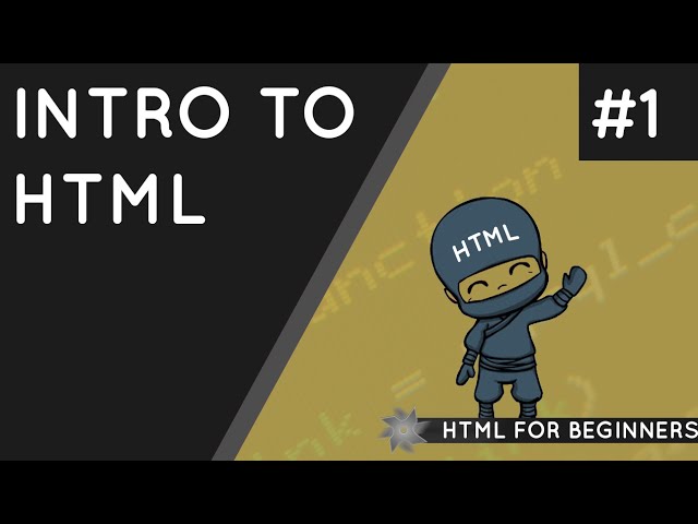 HTML Tutorial for Beginners 01 - HTML Introduction
