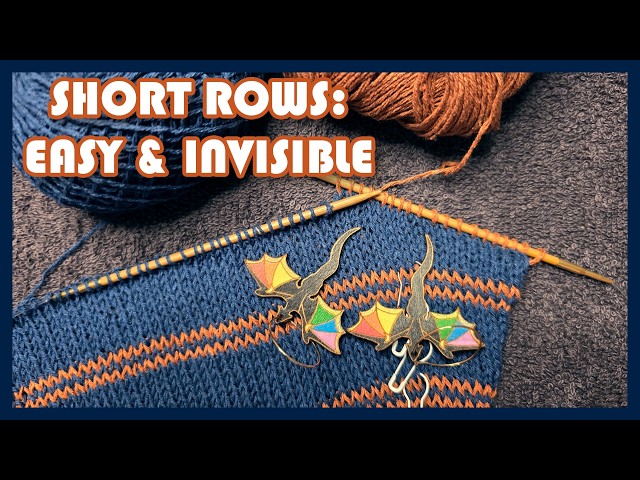 How to knit wrap and turn short rows - step by step tutorial