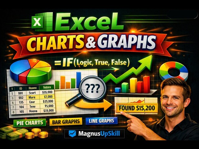 Charts & Graphs in Excel — Make Your Data Come Alive