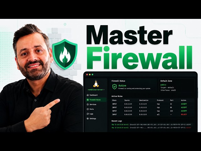Linux Firewall Administration | Learn iptables & firewalld Step-by-Step