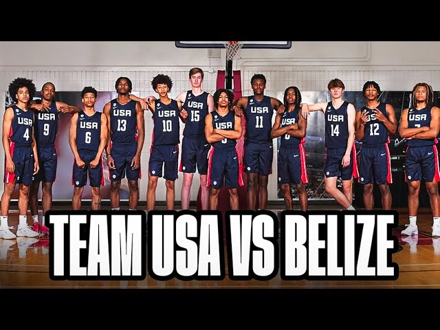 USA Basketball vs Belize LIVE! - FIBA U18 Americup