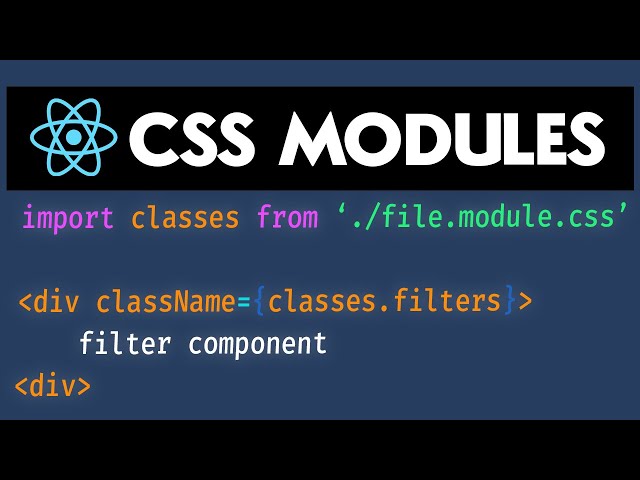 CSS MODULES IN REACT JS - FULL TUTORIAL + TIPS - Avoid Class Conflicts