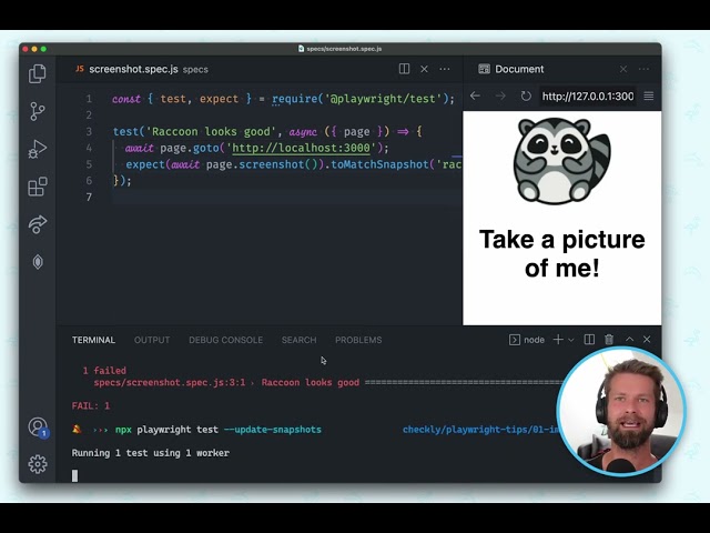 How to do visual regression testing using Playwright