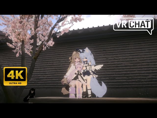 [二次元] Kipfel キプフェル【4K】VRChat SAKURA hiroba (世界無聲音)