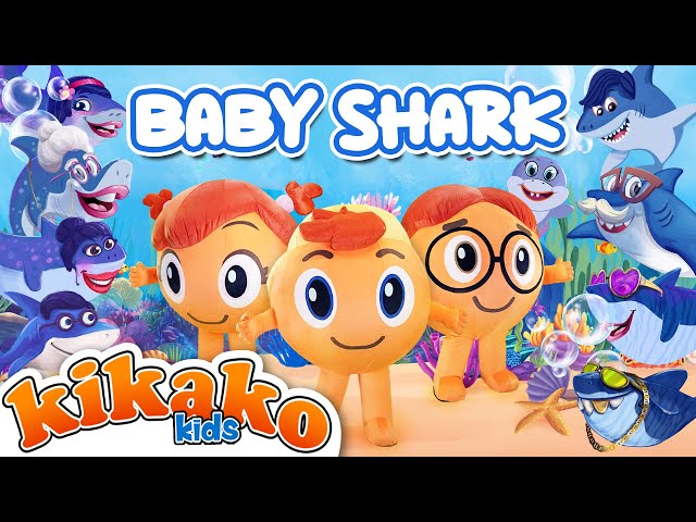 Baby Shark - KiKaKo Kids | #NurseryRhymes #BabyShark
