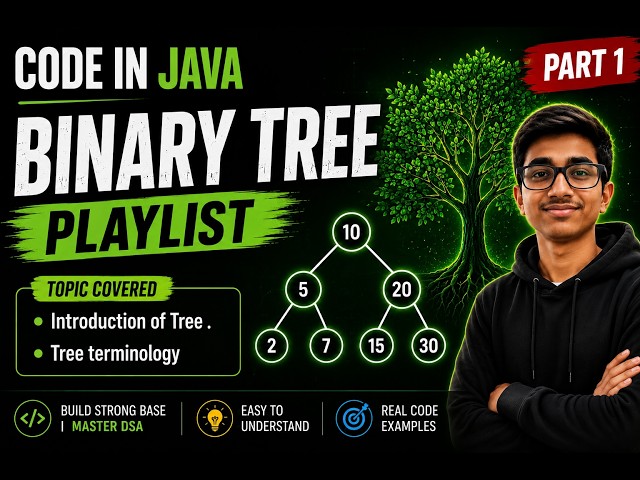 Introduction & Tree Terminology | Binary Tree  Part 1 | DSA