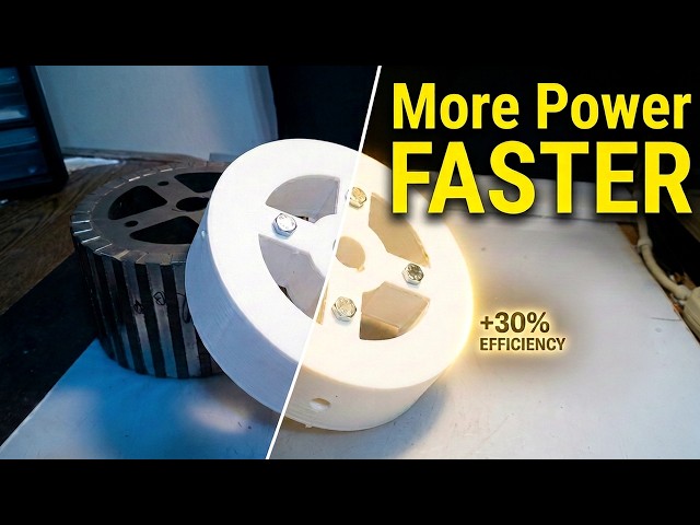 How I got more power.  I Changed My Generator Rotor, And The Results Are Insane