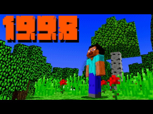 What if Minecraft was made in 1998?