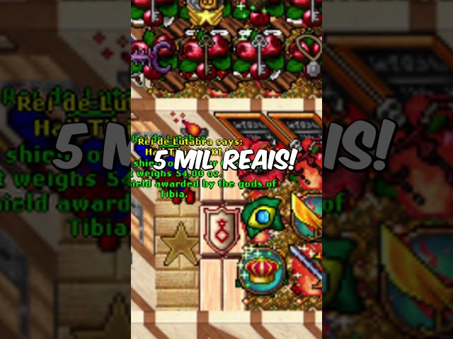 ⚠️[BRINDE DADO PELA CIPSOFT NO TIBIA?] #tibia #mmorpg