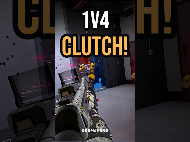 BREACHERS VR INSANE 1V4 CLUTCH!  #vr #gaming #r6 #vrarcade #virtualreality #vresports  #r6siege