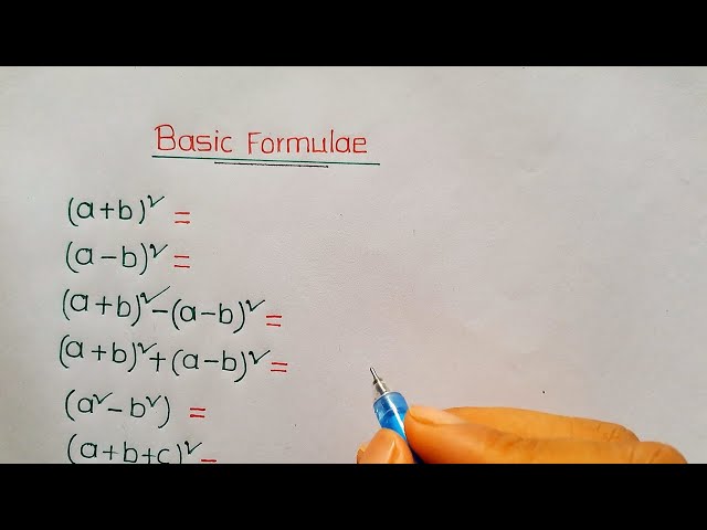 Basic Math Formula