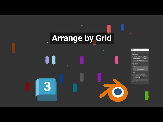 Arrange Objects into a Grid in 3ds Max | Arrange by Grid
