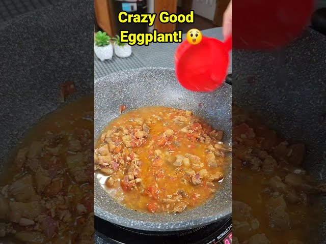 Crazy Good Eggplant!!! 😲 #shortsvideo #viralshort #shorts #eggplantrecipe