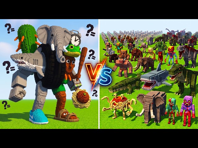 Minecraft LA COMBINAZIONE ORIGINALE VS All Brainrot Bosses!