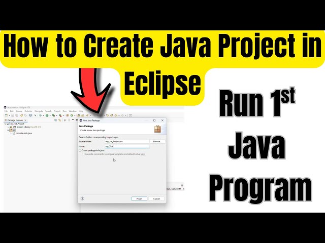 How to Create Java Project in Eclipse and Run Java Program | Step by Step Hindi