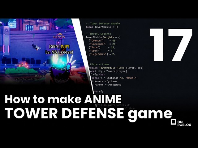 SHINIES | How to make a TOWER DEFENSE GAME on ROBLOX