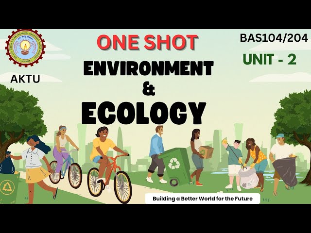 Environment and Ecology | Unit - 2 | ONE SHOT | AKTU | BTECH | BAS104/204