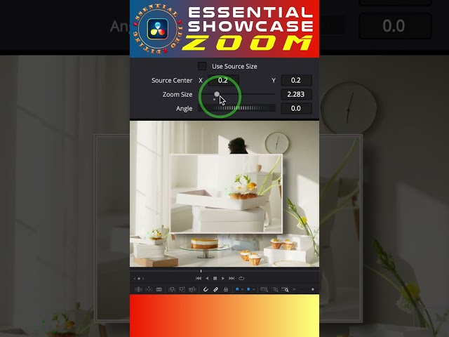 Animated Zoom Effect for DaVinci Resolve - Showcase Zoom Template Update 202301
