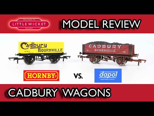 Hornby vs. Dapol - Battle of the Cadbury Open Wagons, which is best? 🤔