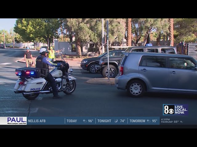 Police decoy operation in Henderson after child hit in crosswalk: 29 citations in 2 hours