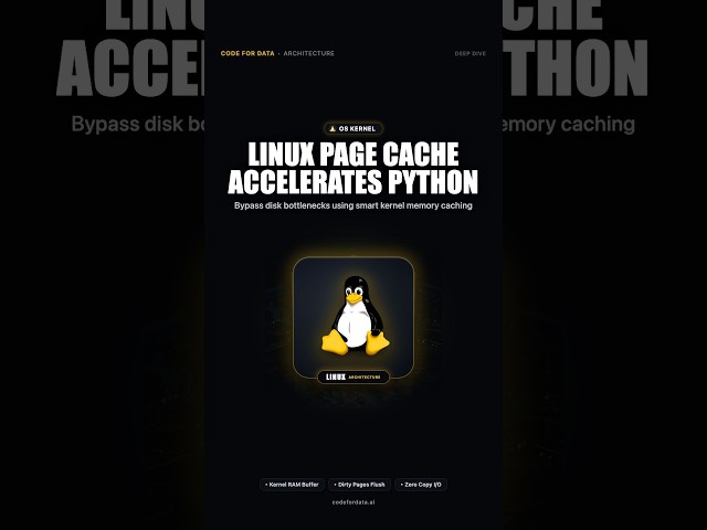 How Linux Page Cache Accelerates Python #Shorts