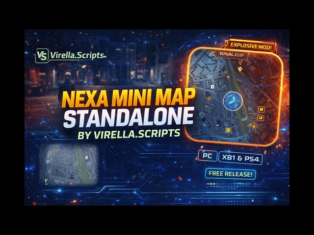 🔥 Nexa Mini Map STANDALONE is HERE! | Paid! FiveM Release 🚀 By Virella.Scripts