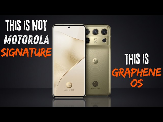Motorola Leaks New GrapheneOS Phone & Signature 2027 Before Launch Day at Snapdragon Summit 2026