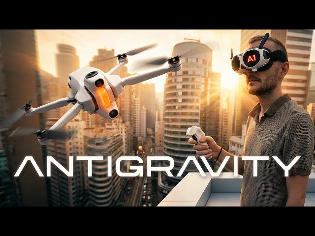 The world's first 8K 360 drone takes on Hong Kong | Antigravity A1