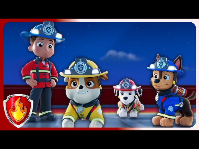 Flaming Flounder Rescue! | Marshall PAW Patrol  | Cartoons For Kids