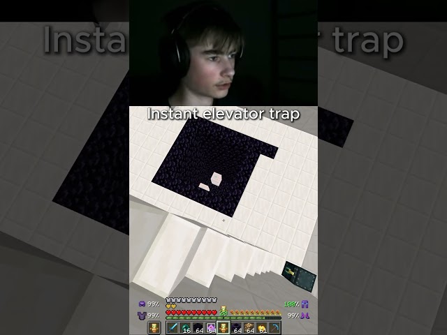 Instant elevator trap