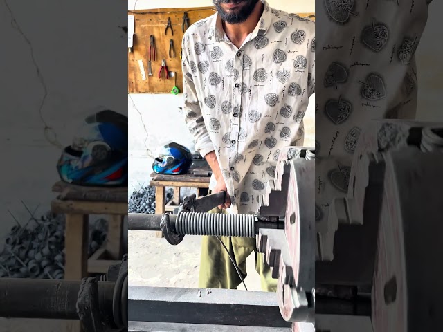 Strong Metal Rod Shaped Under Pressure 🔥 #satisfying #metalworking