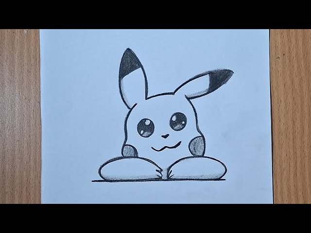 How to Draw Pikachu with Pencil ✏️ | Easy Pikachu Drawing Tutorial | Step by Step