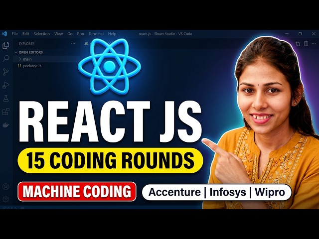 15 React JS Machine Coding Questions 🔥 | Asked in Infosys, Accenture, Wipro, HCLTech & More