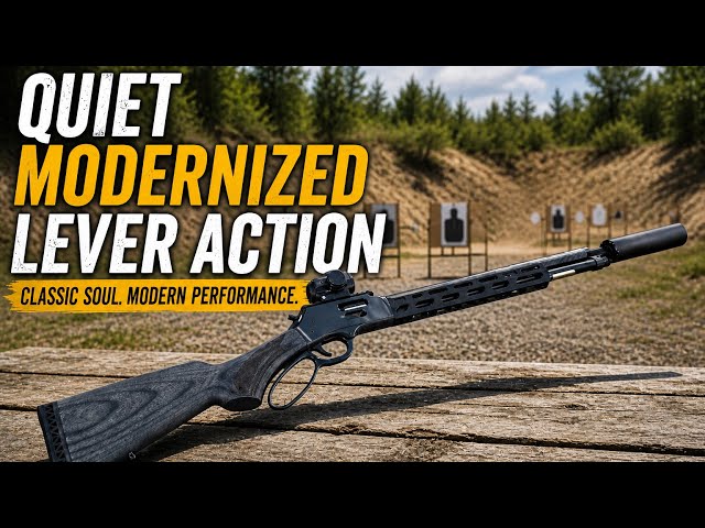 A Super Silent Modern Lever Action Rifle 🤫 