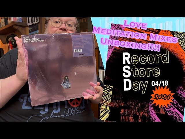 Love Meditation Mixes Unboxing!!!! #johnlennon #yokoono #love #unboxing #rsd2026 #4k 