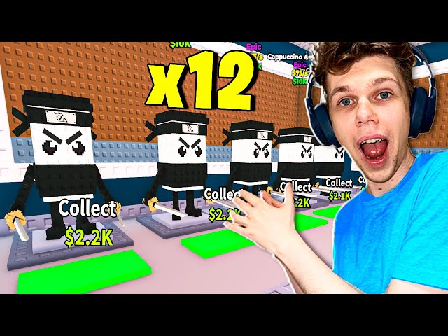 Collected The Entire Base From Cappuccino Assassin! Roblox Steal a Brainrot