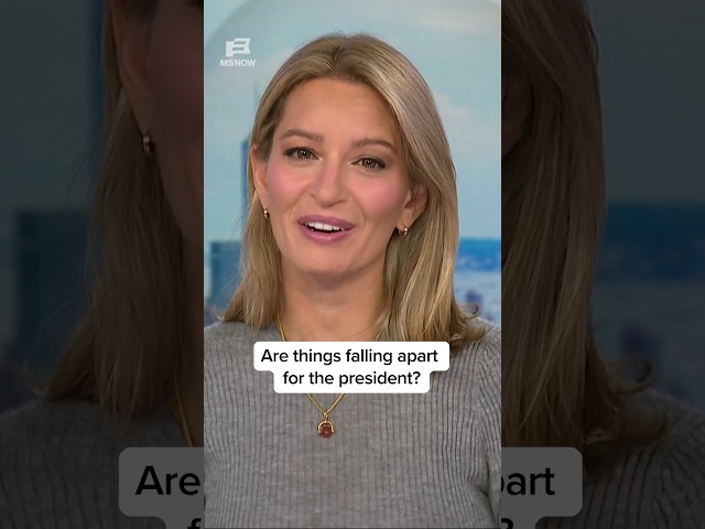 Are things falling apart for the president?