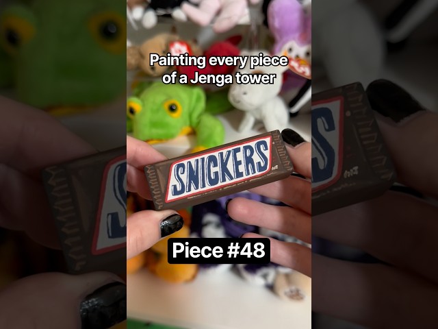 Piece 48 of my Jenga tower #youtubeshorts