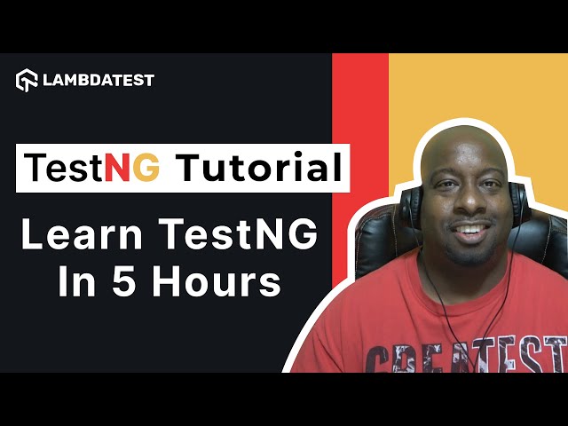 Learn TestNG in 5 Hours | Complete TestNG Framework Tutorial 🎯| TestMu AI