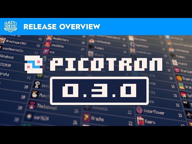 Picotron 0.3.0 - Online Highscores are here!