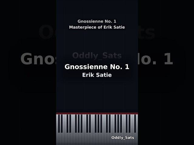 Gnossienne No. 1 - Erik Satie | Piano Cover #shorts