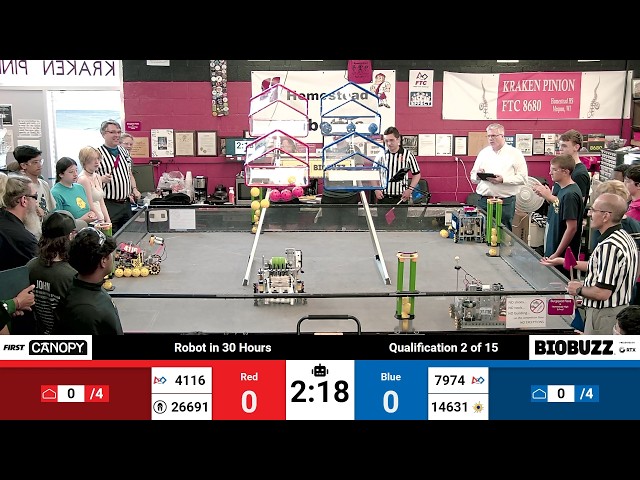 Match 2 | BIOBUZZ Robot in 30 Hours | FIRST Tech Challenge