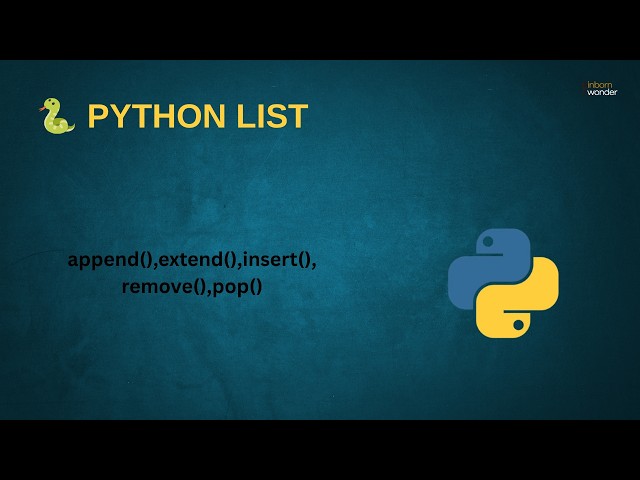 Python Lists | Python Tutorial for Beginners | Inborn Wonder