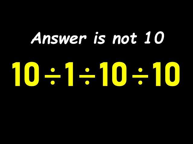 Only 1 in 3 Can Solve This Math Problem!
