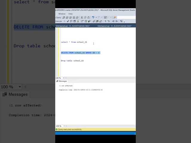 حذف البيانات في قواعد البيانات بسهولة!  #dataanlysis #dataecho #excel #sql