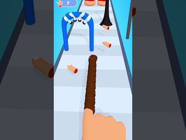Finger runner 3d game 😯 Finger and noise 🤯 #shorts
